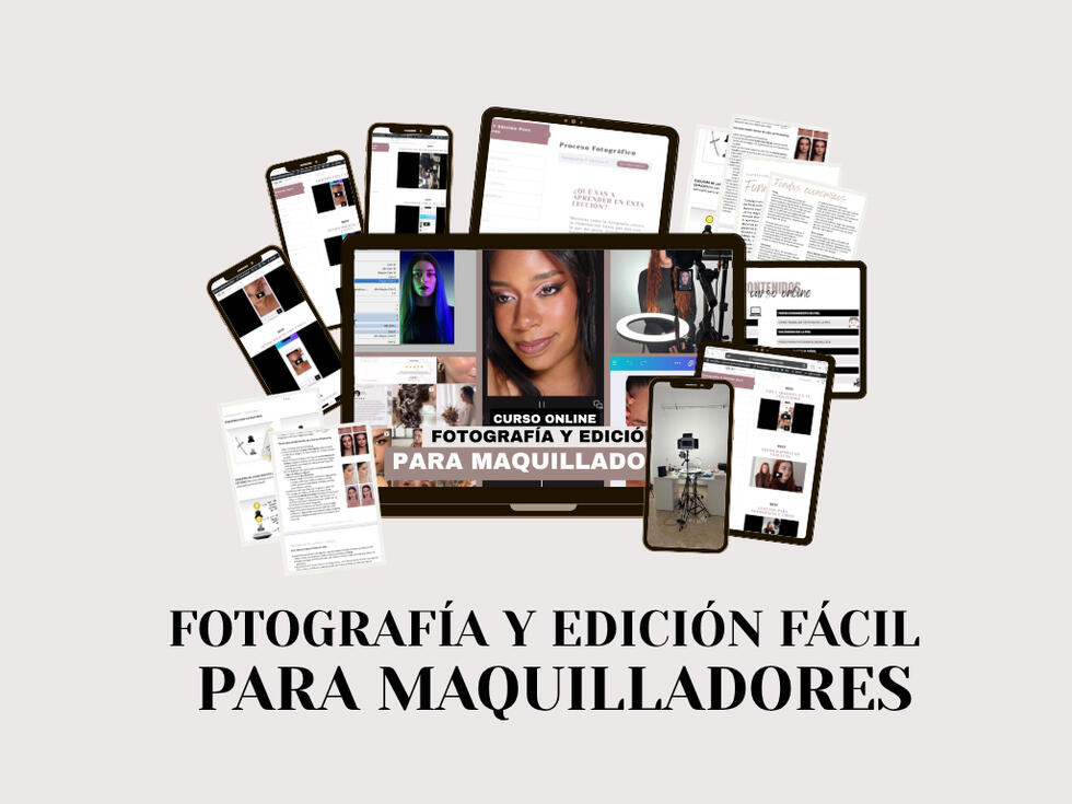Fotografía y edición fácil para maquilladores Fotografía y edición fácil para maquilladores